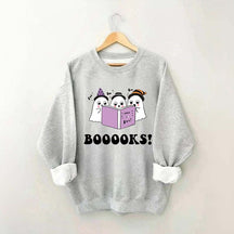 Booooks Color Halloween Sweatshirt