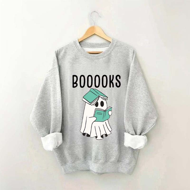 Booooks Halloween Reading Sweatshirt