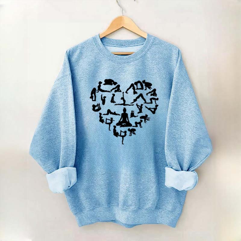 Heart Yoga Movements Sweatshirt