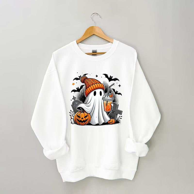 Cute Ghost Tombstone Sweatshirt