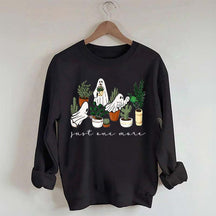 Ghost Just One More Plant Lady Sweatshirt