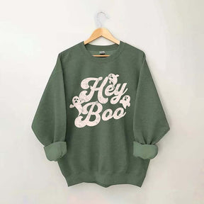 Hey Boo Halloween Sweatshirt