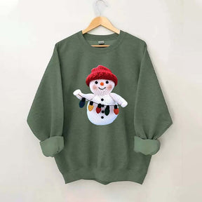 Christmas Snow Man Sweatshirt