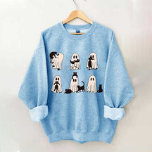 Ghost Black Cat Sweatshirt