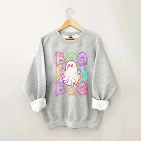 Halloween Neon Boo Sweatshirt