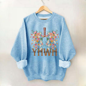 YHWH Flower Sweatshirt