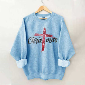 Cross Christmas Sweatshirt