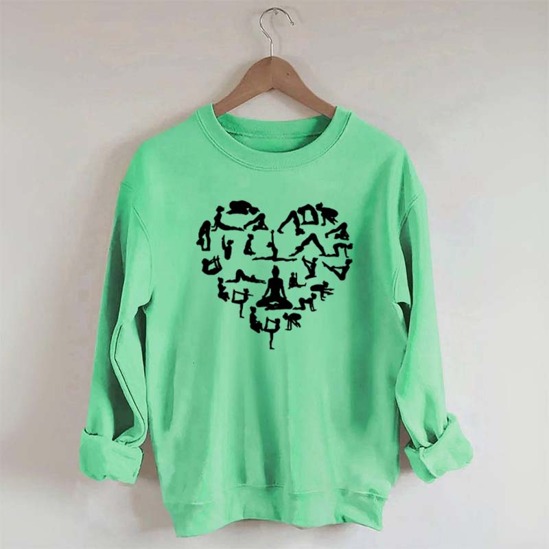 Heart Yoga Movements Sweatshirt