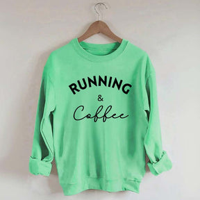 Running And Coffee Sweatshirt