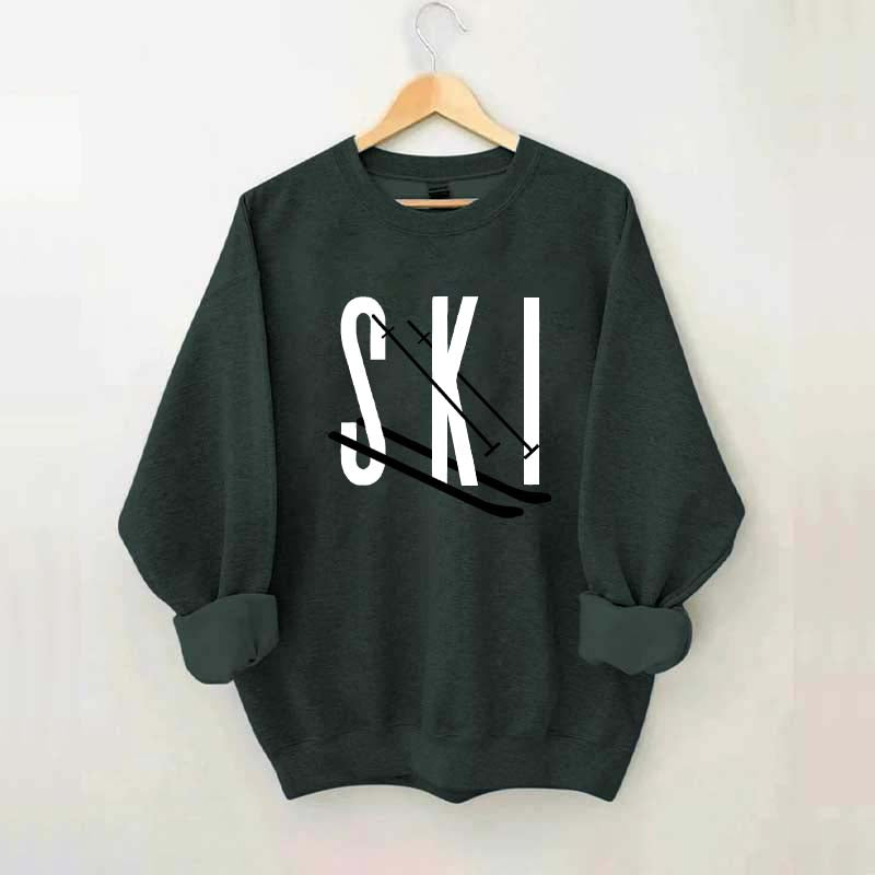 Snow Skiing Womens Gifts Sweatshirt