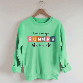 In My Runner Era Funny Marathon Sweatshirt