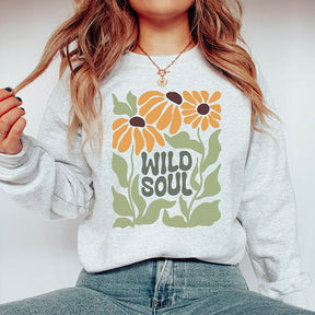 Boho Floral Wild Soul Sweatshirt