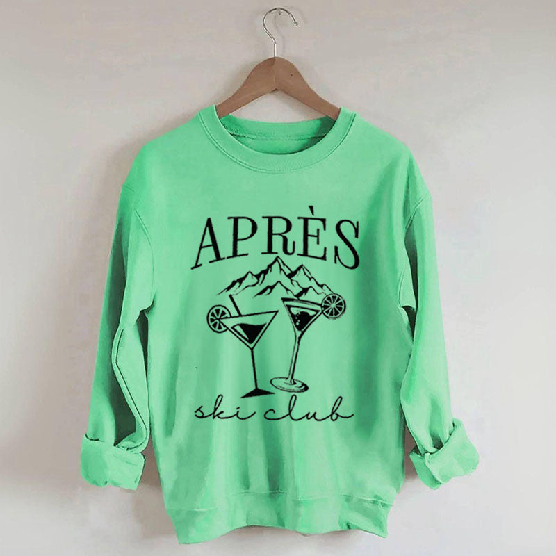 Apres Ski Club Alcoholic Mountain Sweatshirt