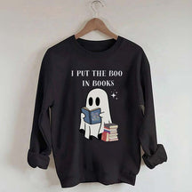 I Put The Boo In Books Sweatshirt