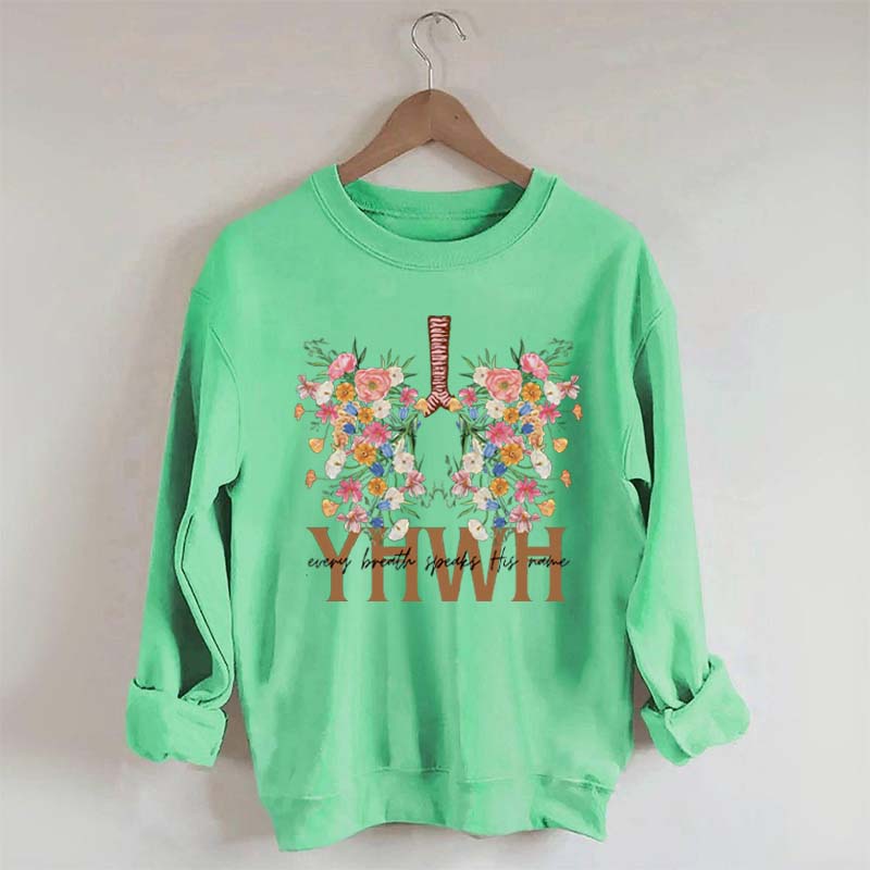 YHWH Flower Sweatshirt