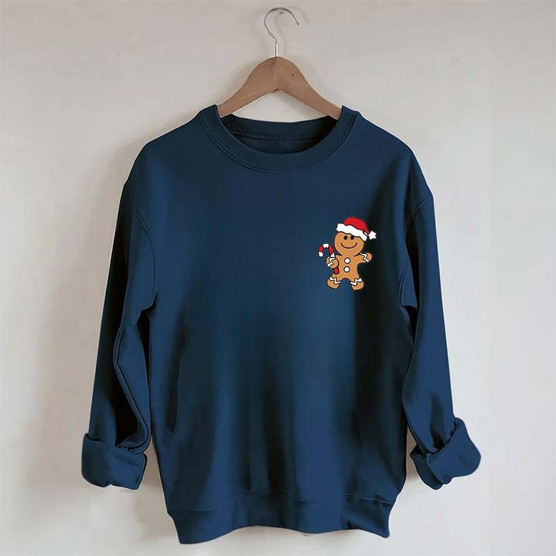 Women's Christmas Gingerbread Man Sweatshirt