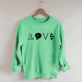 Love Skiing Vacation Sweatshirt