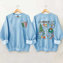 Retro Religious Christmas Sublimation Sweatshirt