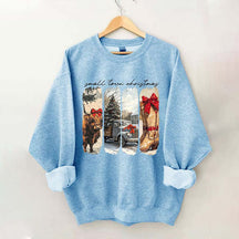 Vintage Small Town Christmas Sweatshirt