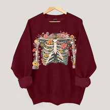 Rib Cage Cottagecore Wildflower Sweatshirt