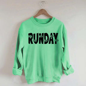 Runner Running Day Workout Sweatshirt