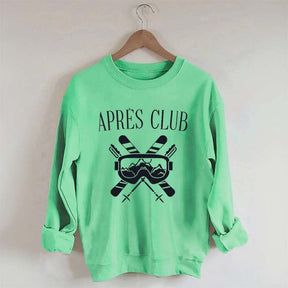 Apres-Ski Club Snow Skier Sweatshirt