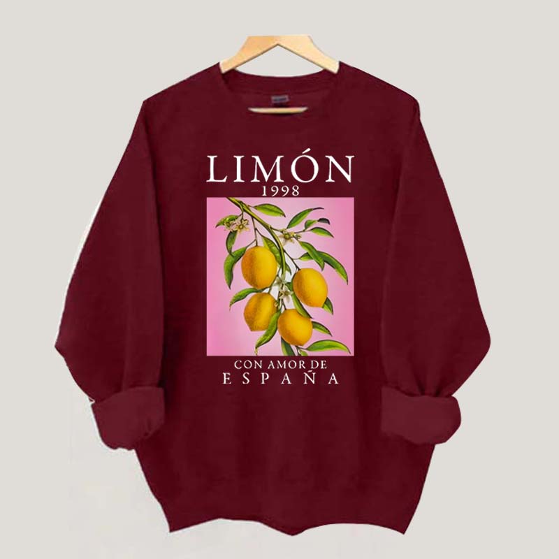 Limon Con Amor De Espana Sweatshirt