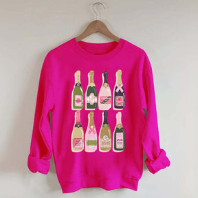 Champagne Bottles Lovers Sweatshirt