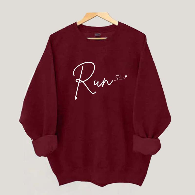 Outdoor Run Running Merch Sweatshirt