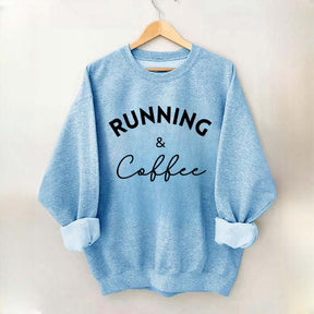 Running And Coffee Sweatshirt