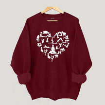 Heart Yoga Movements Sweatshirt