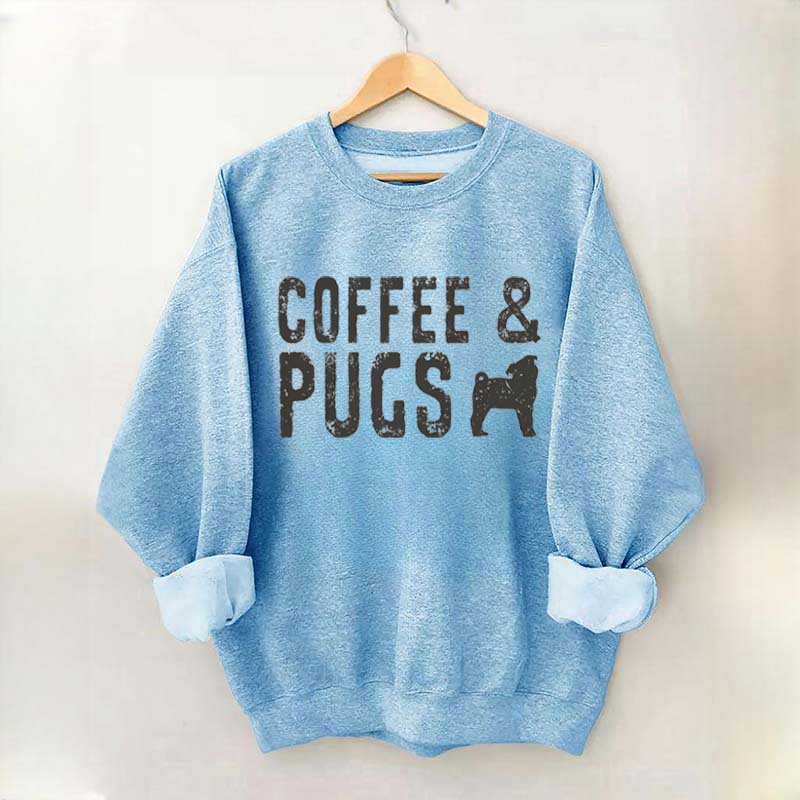 Coffee And Pug Sweatshirt