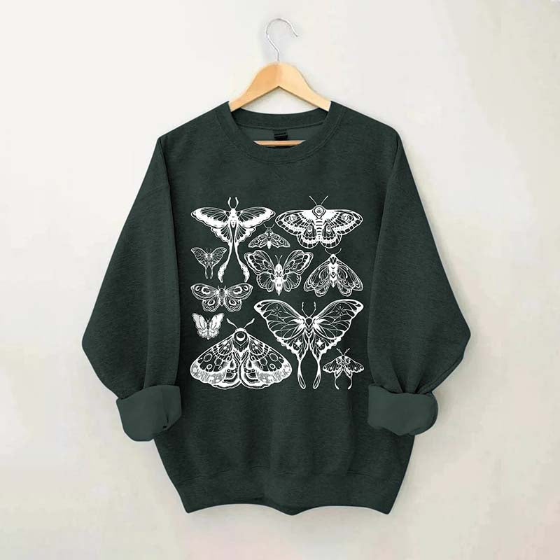 Vintage Butterfly And Moth Sweatshirt