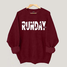 Runner Running Day Workout Sweatshirt