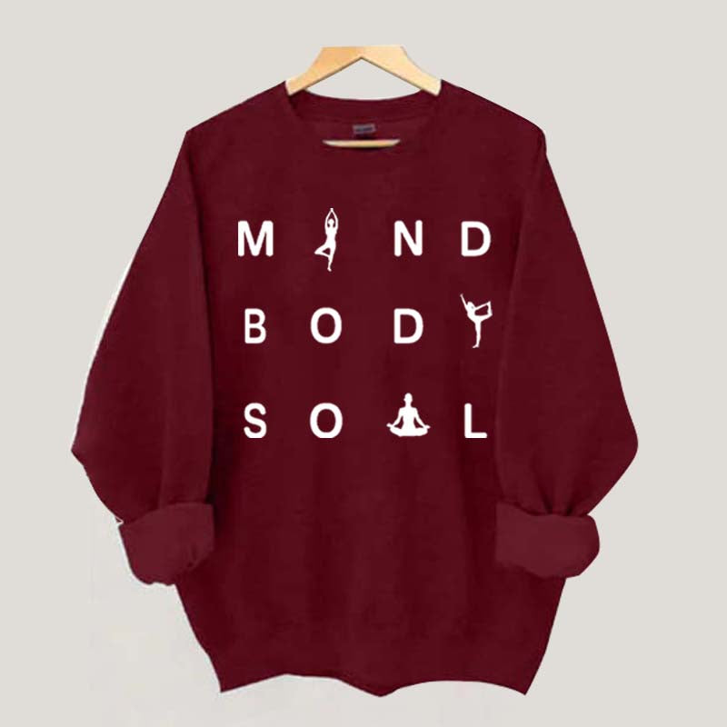 Mind Body Soul Yoga Sweatshirt