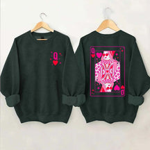 Queen Of Hearts Valentine's Day Sweatshirt