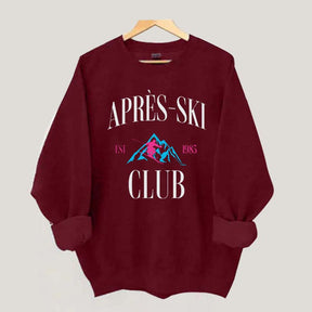 Vintage Style Apres Ski Club 80s Sweatshirt