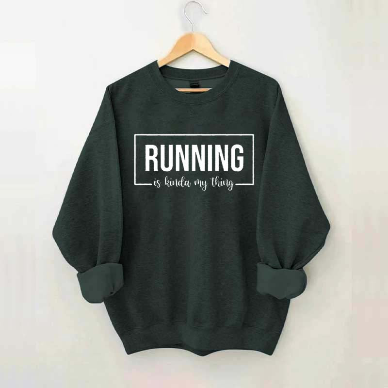 Running Track Funny Sweatshirt