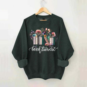 Booktrovert Book Wildflowers Sweatshirt