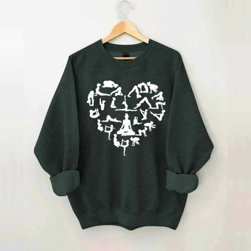 Heart Yoga Movements Sweatshirt