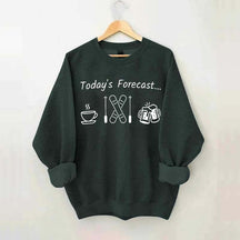 Today's Forecast Skiing Sweatshirt