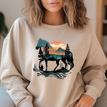 Cute Horse Rider Gift Sweatshirt