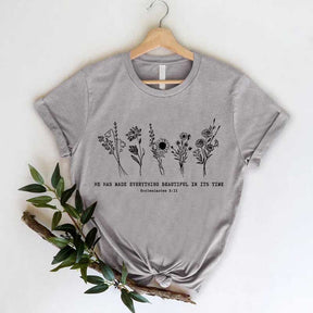 Wild Flowers Scripture Floral T-Shirt