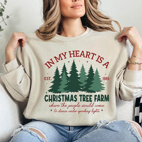 In My Heart Is A Christmas Tree Farm Sweatshirt