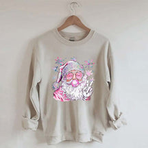 Santa Christmas Blowing Bubble Sweatshirt