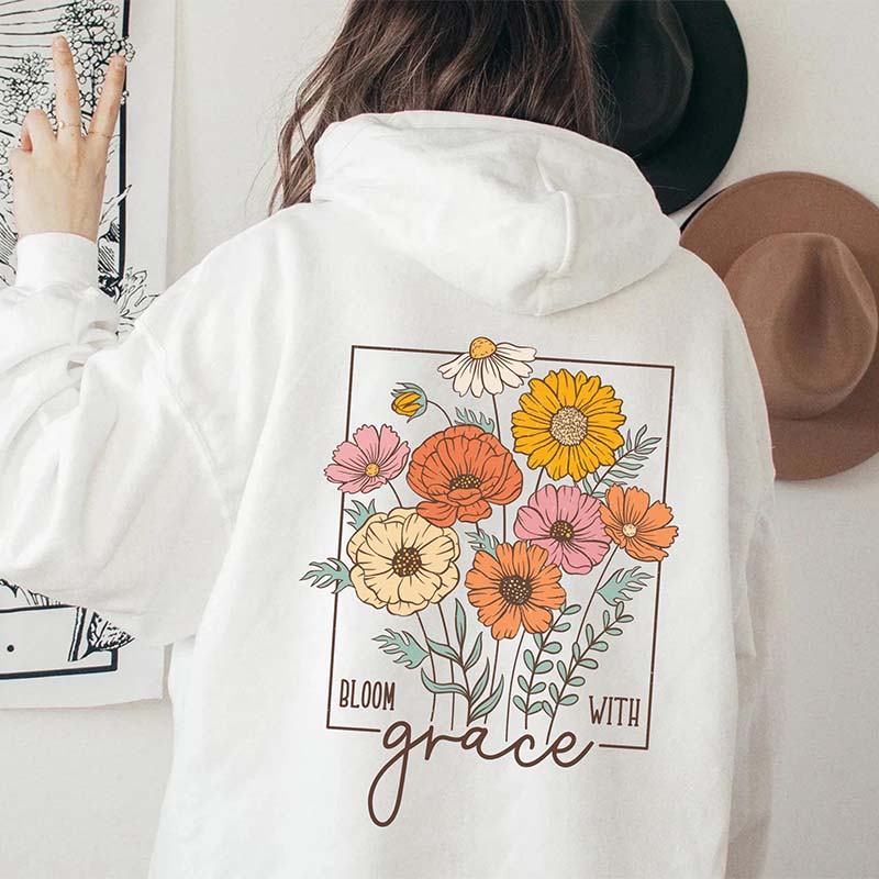 Aesthetic Bloom With Grace Hoodie