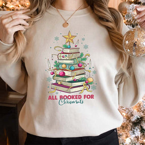 All Booked For Christmas Sweatshirt