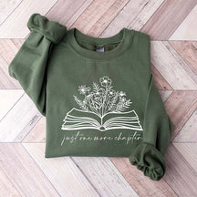 Just One More Chapter Book Lover Sweatshirt