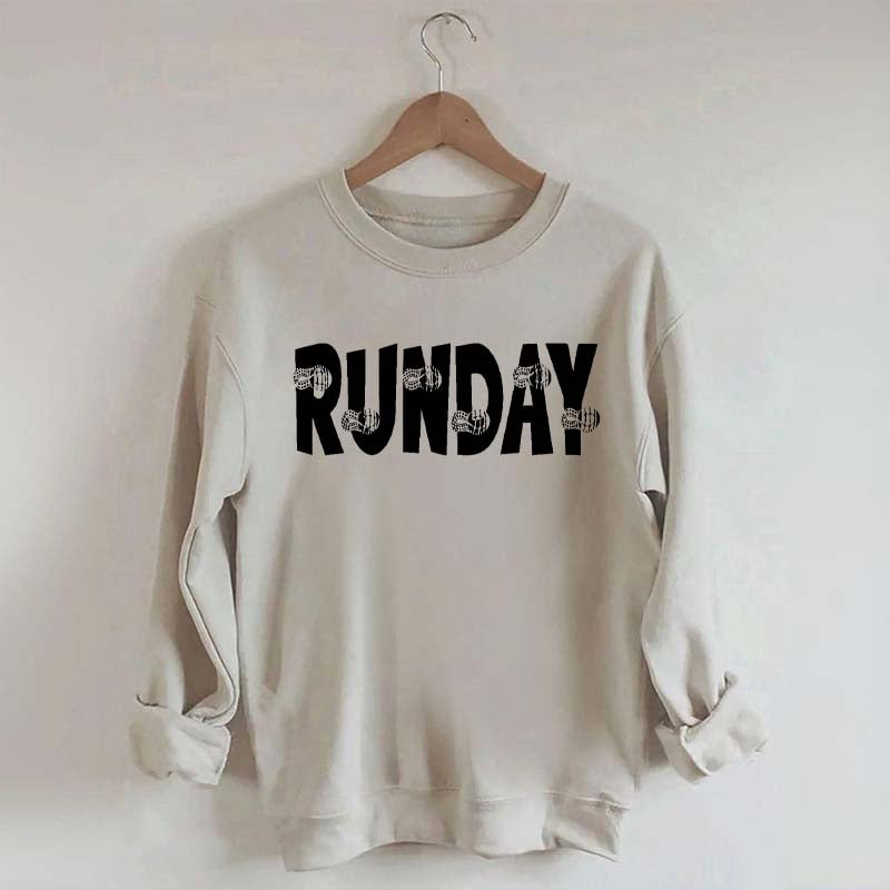 Runner Running Day Workout Sweatshirt