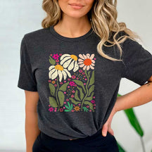 Wildflower Ladies Gift Floral T-Shirt